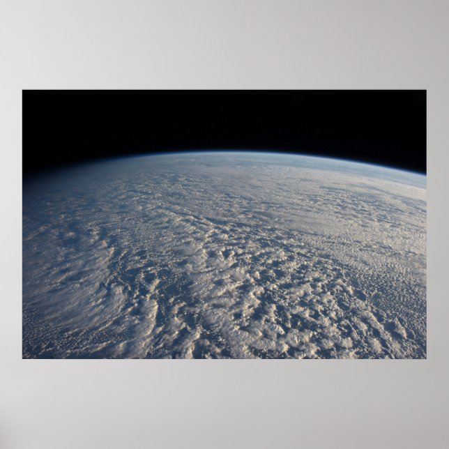 Poster Des Nuages Stratocumulus Surplombent L'Océan Pacif (Devant)