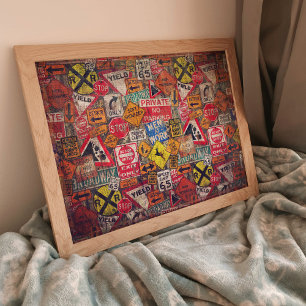 Poster des panneaux de rue pour le découpage ou le