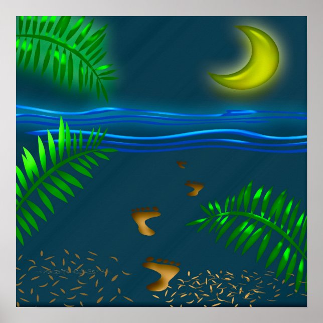 Poster des pas 3D (Devant)