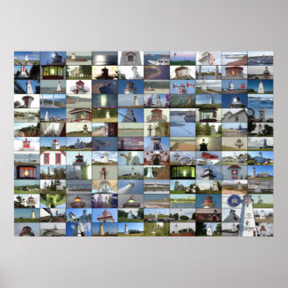 Poster des phares de l'Île-du-Prince-Édouard