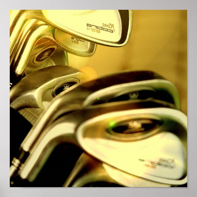 Poster des pilotes de golf (Devant)