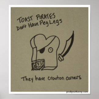Poster des poitrines de poignets pour les pirates