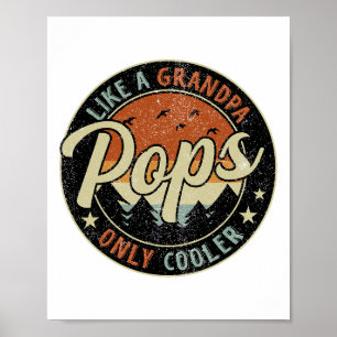 Poster Des Pops Comme Un Grand-Père Seulement Glacière Vi