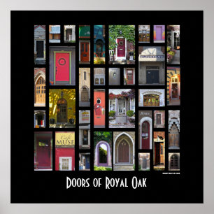 Poster des portes de chêne royal