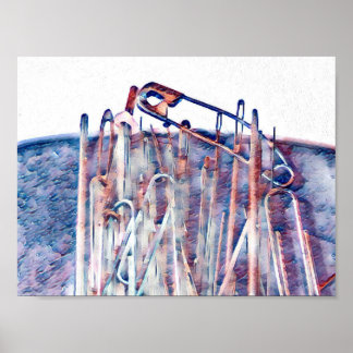 Poster des poupées et des aiguilles