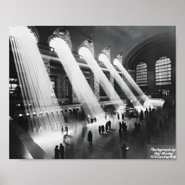 Poster des poutres Sun dans la gare Grand Central (Devant)