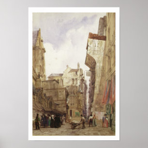 Poster DES Pretes, St Germain L'Auxerrois, Paris de rue