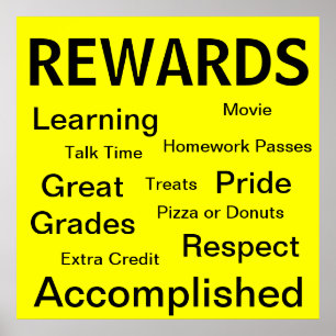 Poster des récompenses
