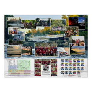 Poster des sentiers de canot 2023 Voyage au Canada