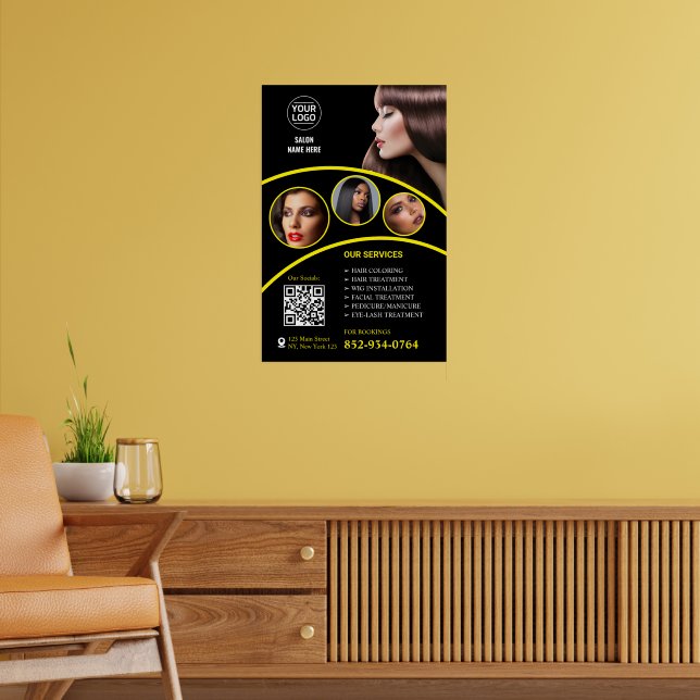 Poster des services aux entreprises du salon (Salon 2)