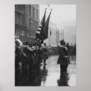 Poster Des soldats "Buffalo" retournent des couleurs - 19