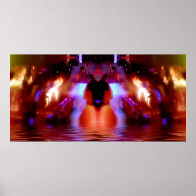 Poster des spiritueux de danse nocturne (Devant)