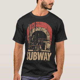 Poster des städtischen Verkehrstunnels SUBWAY | Re T-Shirt