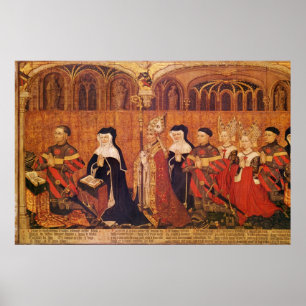 Poster DES Ursins de Jean I Jouvenel avec l'épouse et