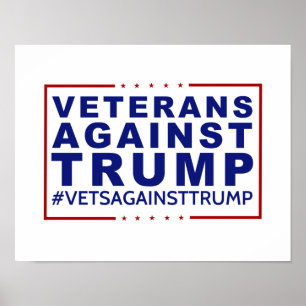 Poster des vétérans contre Trump