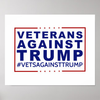 Poster des vétérans contre Trump