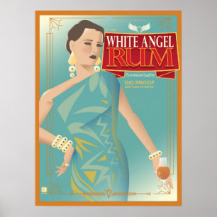 Poster des weißen Angels