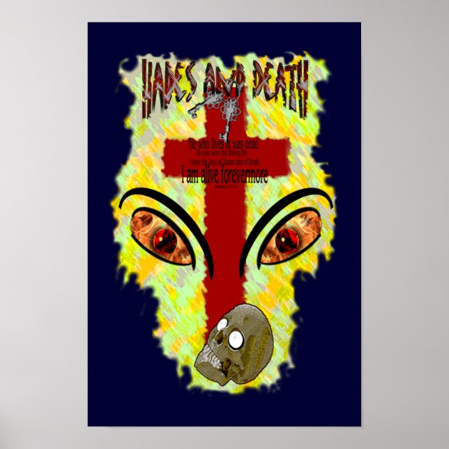 Poster Des yeux comme un feu de paille - Apocalypse 1:14- (Devant)