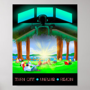 Poster Désactiver, Débrancher, Rejoindre l'affiche
