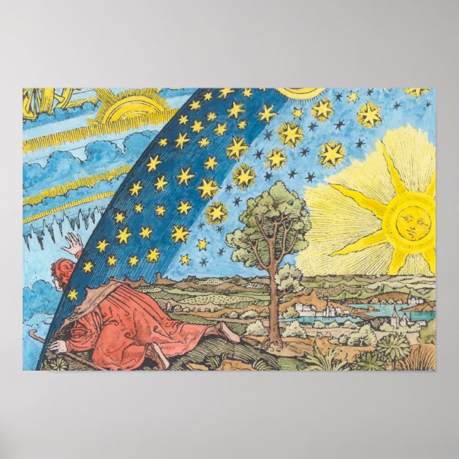 Poster Description fantastique du système solaire (Devant)