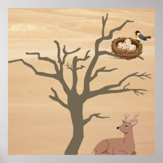 Poster Desert Abstract