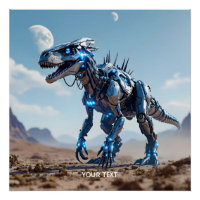 Désert de Cyborg Dinosaur Imaginaire mignon