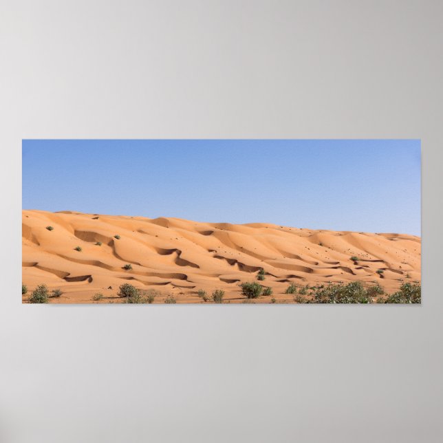Poster Désert de Wahiba Sands - Oman (Devant)