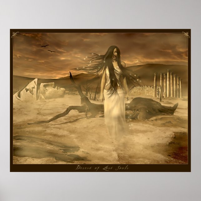 Poster Désert des âmes perdues (Devant)