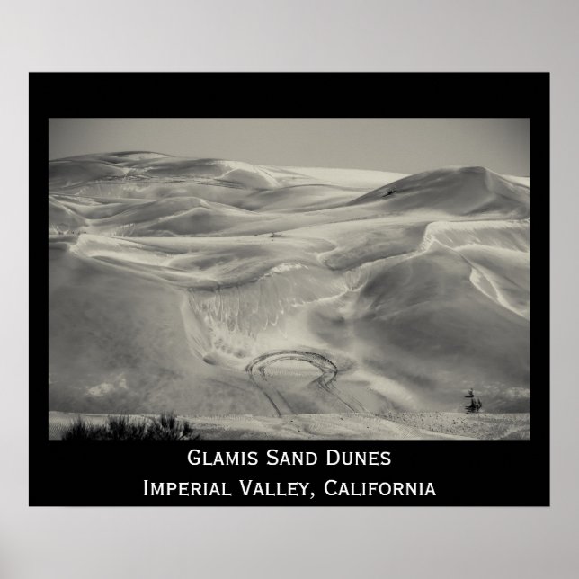 Poster Désert des dunes de sable de Glamis Vallée impéria (Devant)