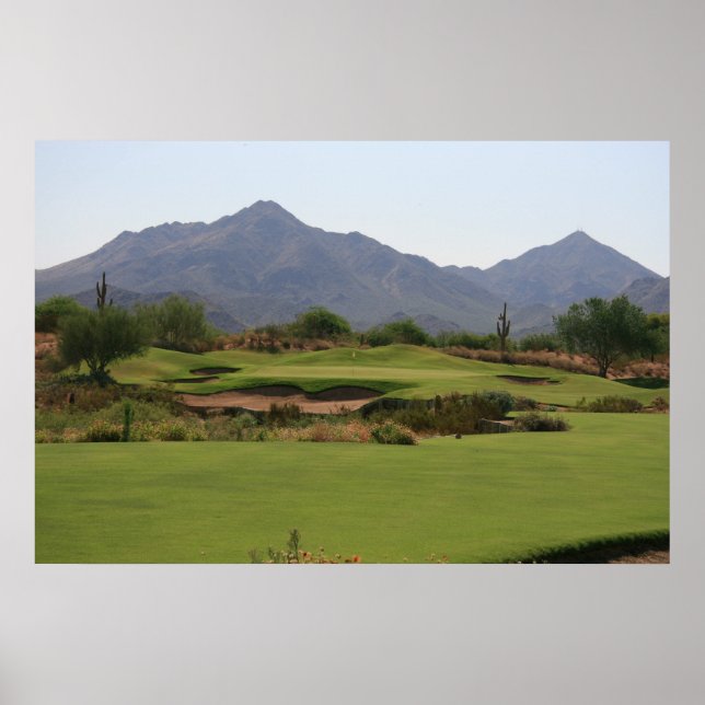 Poster Desert Golf (Devant)