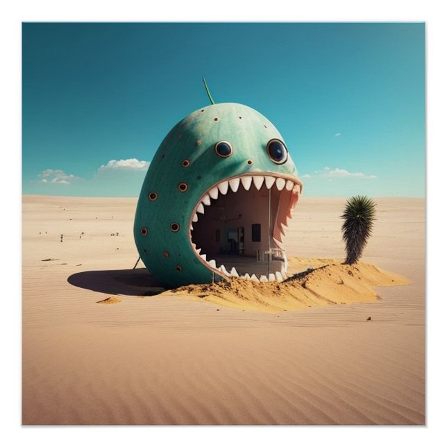 Poster Desert Monstre (Devant)