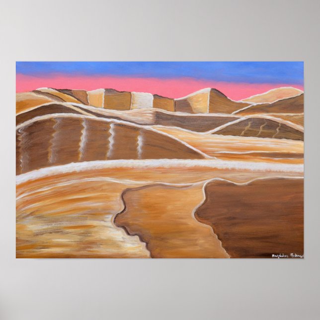 Poster Désert saoudien (Devant)