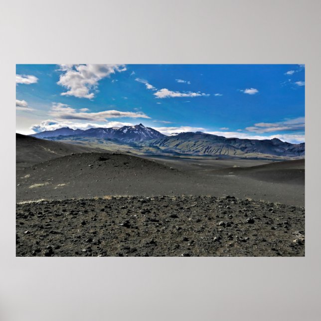 Poster Désert volcanique (Devant)