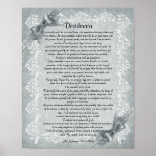 Poster Desiderata