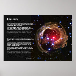 Poster Desiderata - Red Supergiant Star V838 Monocerotis