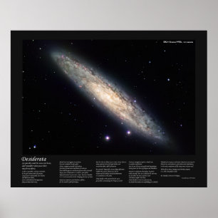 Poster Desiderata sur Galaxie spirale NGC 253