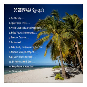 Poster DESIDERATA Synopsis - Détendez-vous sous les paume