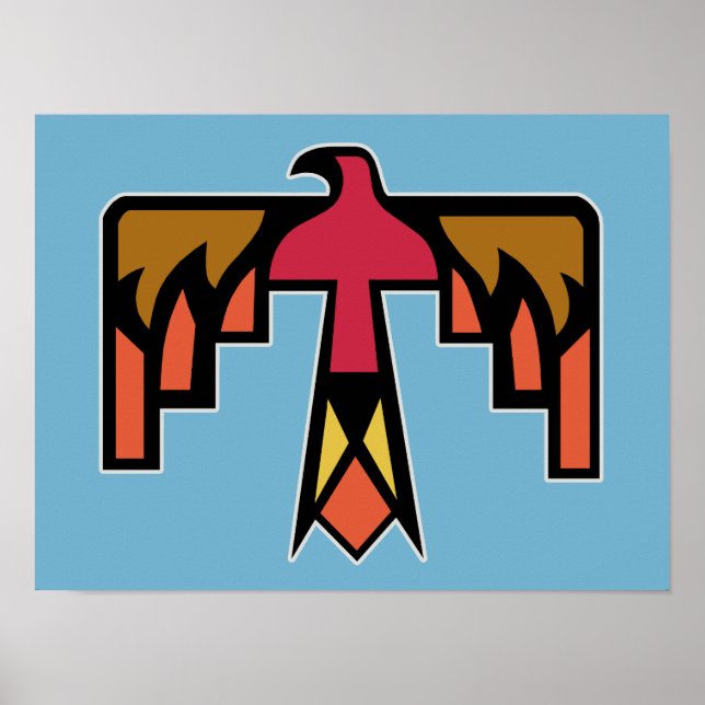 Poster Design coloré de Thunderbird (Devant)