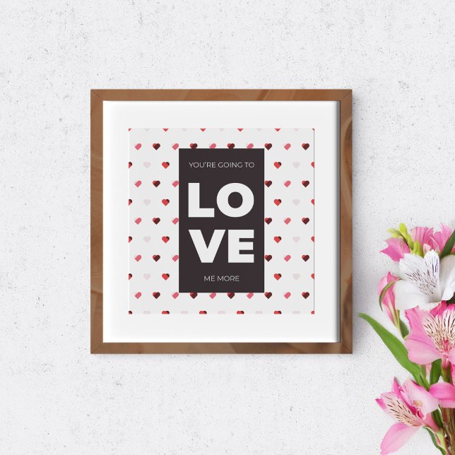Poster Design d'amour simple et élégant (Créateur téléchargé)