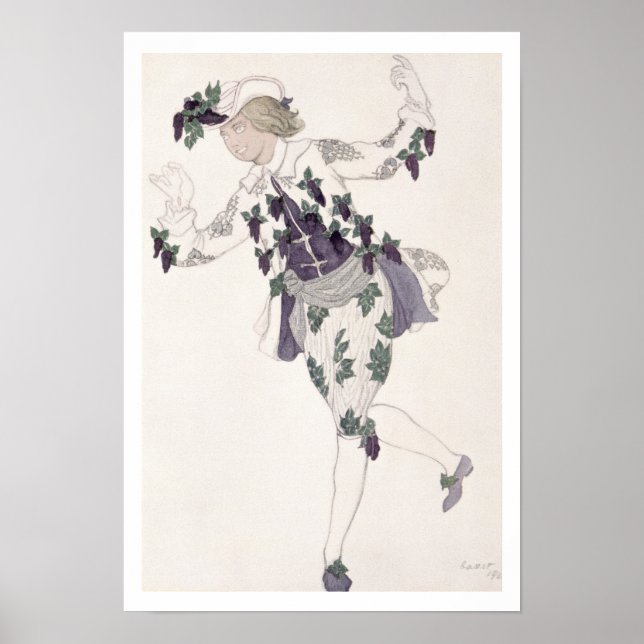 Poster Design de costume pour le Pageboy de Fairy Lilac, (Devant)