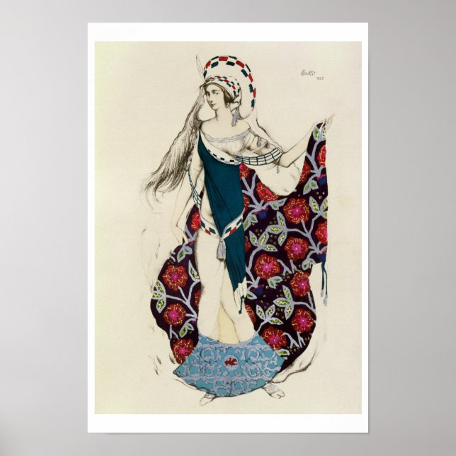 Poster Design de costume pour une femme, de Judith, 1922  (Devant)