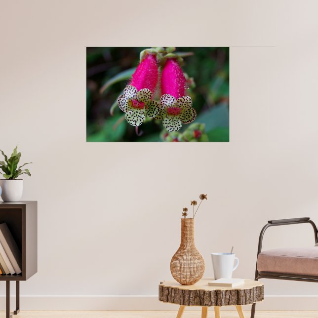 Poster Design de fleurs léopard (Salon 3)