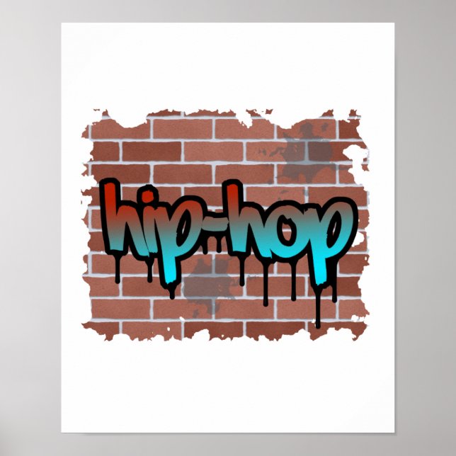 Poster design de graffiti hip hop (Devant)