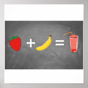 Poster Design de style de vie sain