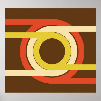 Poster Design d'inspiration Retro Golden Ratio.