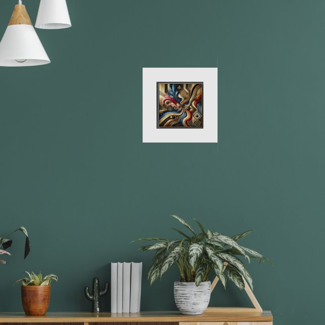 Poster Design élégant d'affiches d'art Abstrait. (Salon 1)