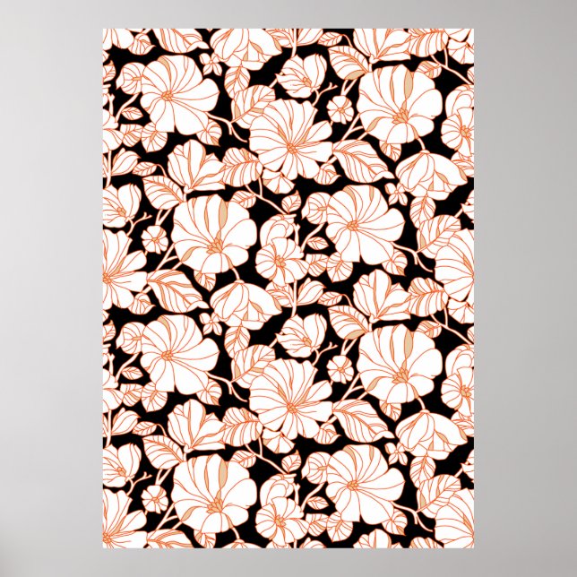 Poster design floral (Devant)