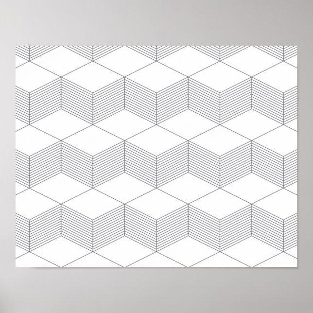 Poster Design graphique moderne, simple, urbain, tendance (Devant)