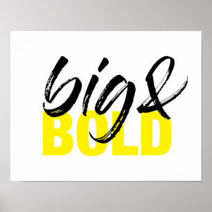 Poster Design graphique moderne, urbain et dynamique de B