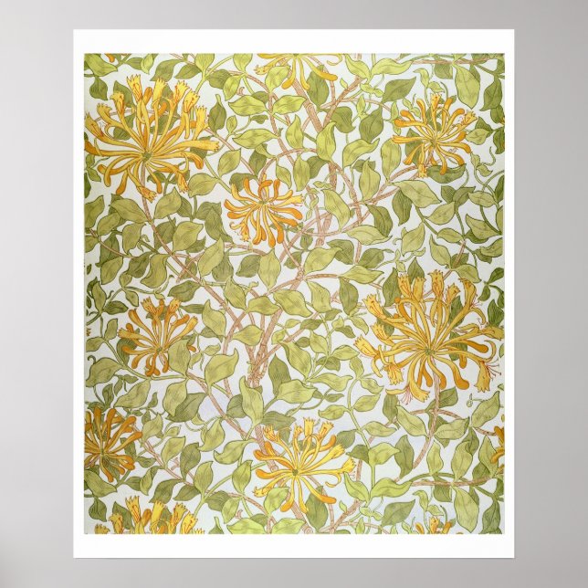 Poster Design "Honeysuckle", 1883 (Devant)